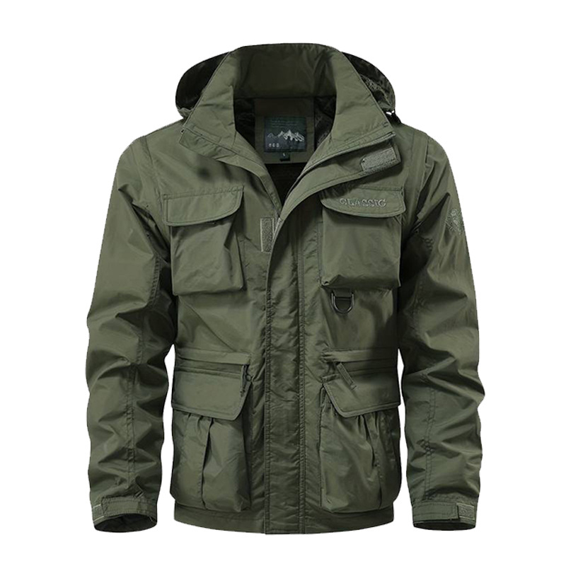 Outdoor Sport Waterproof Jacket - Veste imperméable coupe-vent pour hommes avec