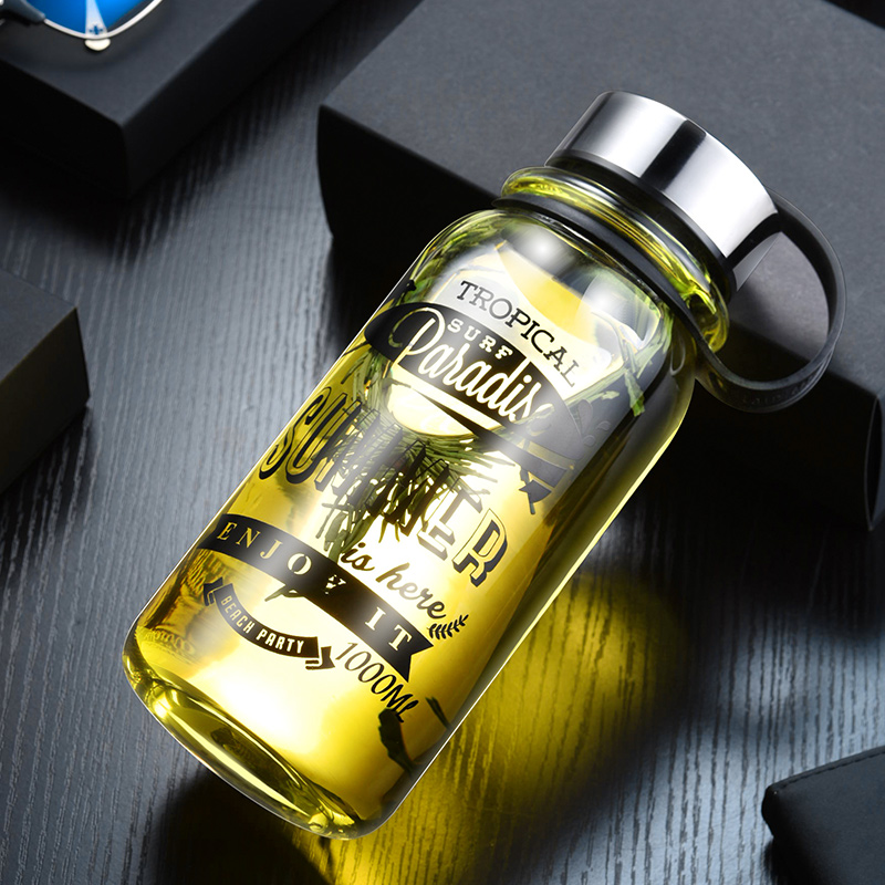 Outdoor Sport Glass Water Bottle - GIANGHTS-Bouteille d'eau en verre de grande