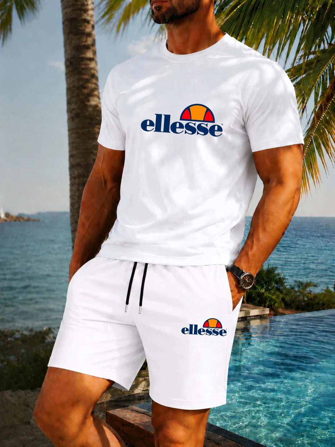 Outdoor Sport Leisure - Nouvel ensemble deux pièces pour hommes,