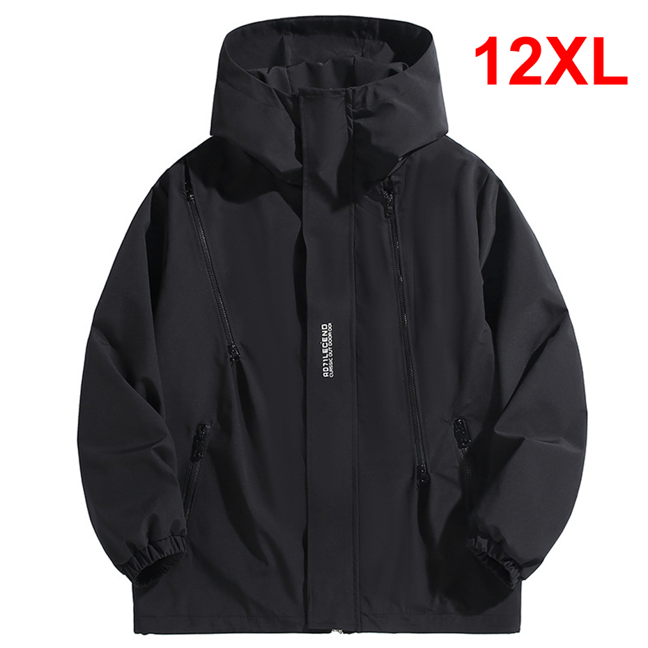 Outdoor Sport Waterproof Jacket - 10XL 12XL grande taille coupe-vent hommes