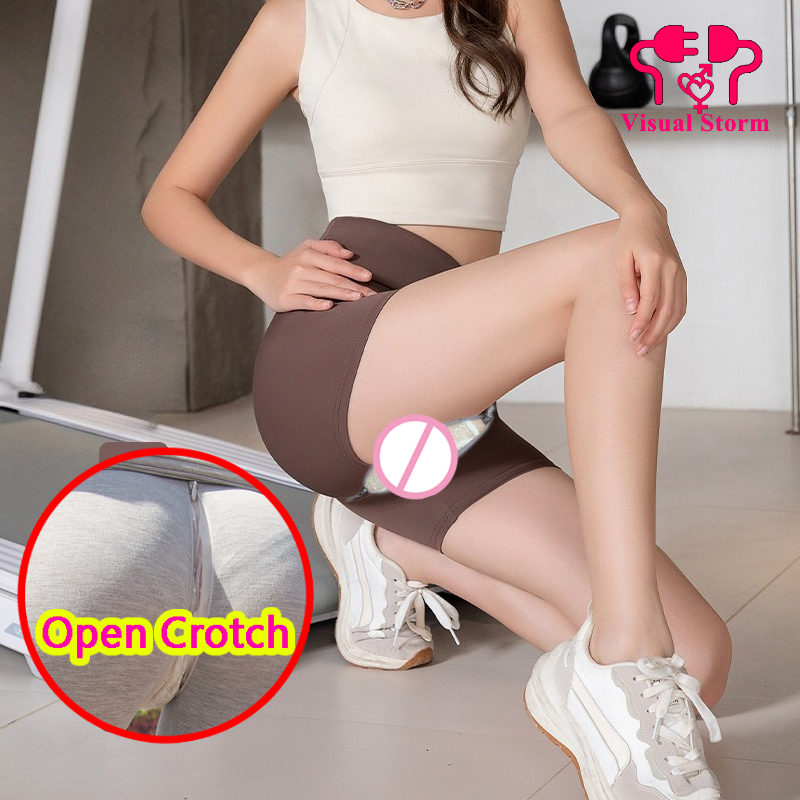 Outdoor Sport Club - Pantalon à entrejambe ouvert pour femme,