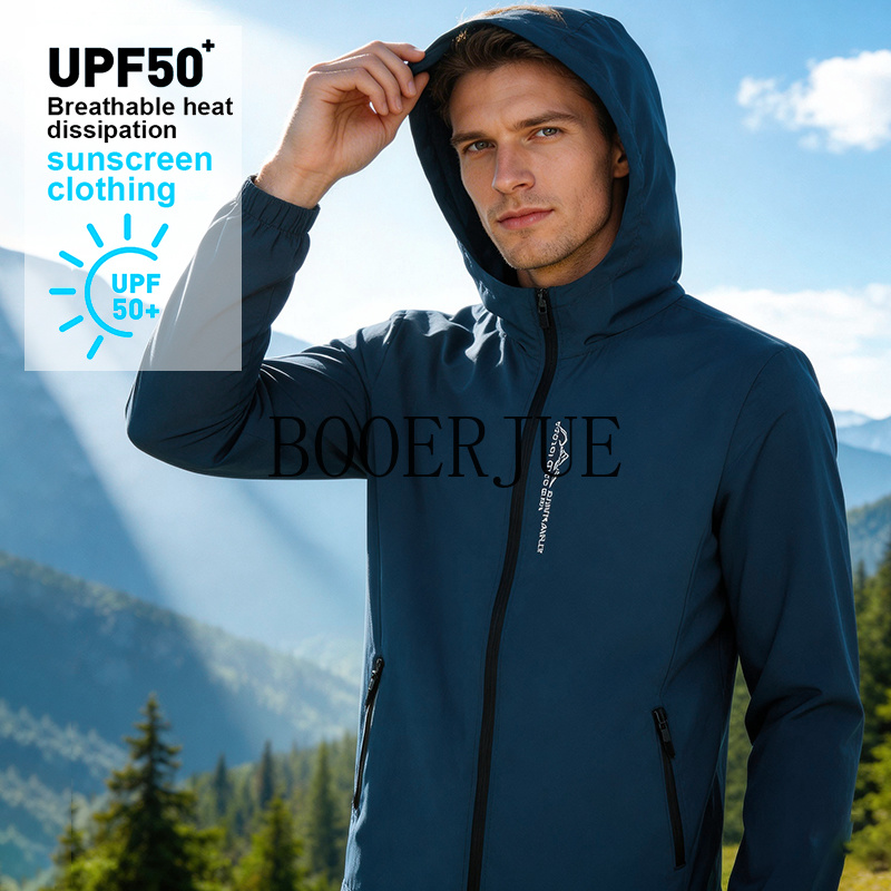 Outdoor Sport Waterproof Jacket - Veste de randonnée imperméable pour hommes,