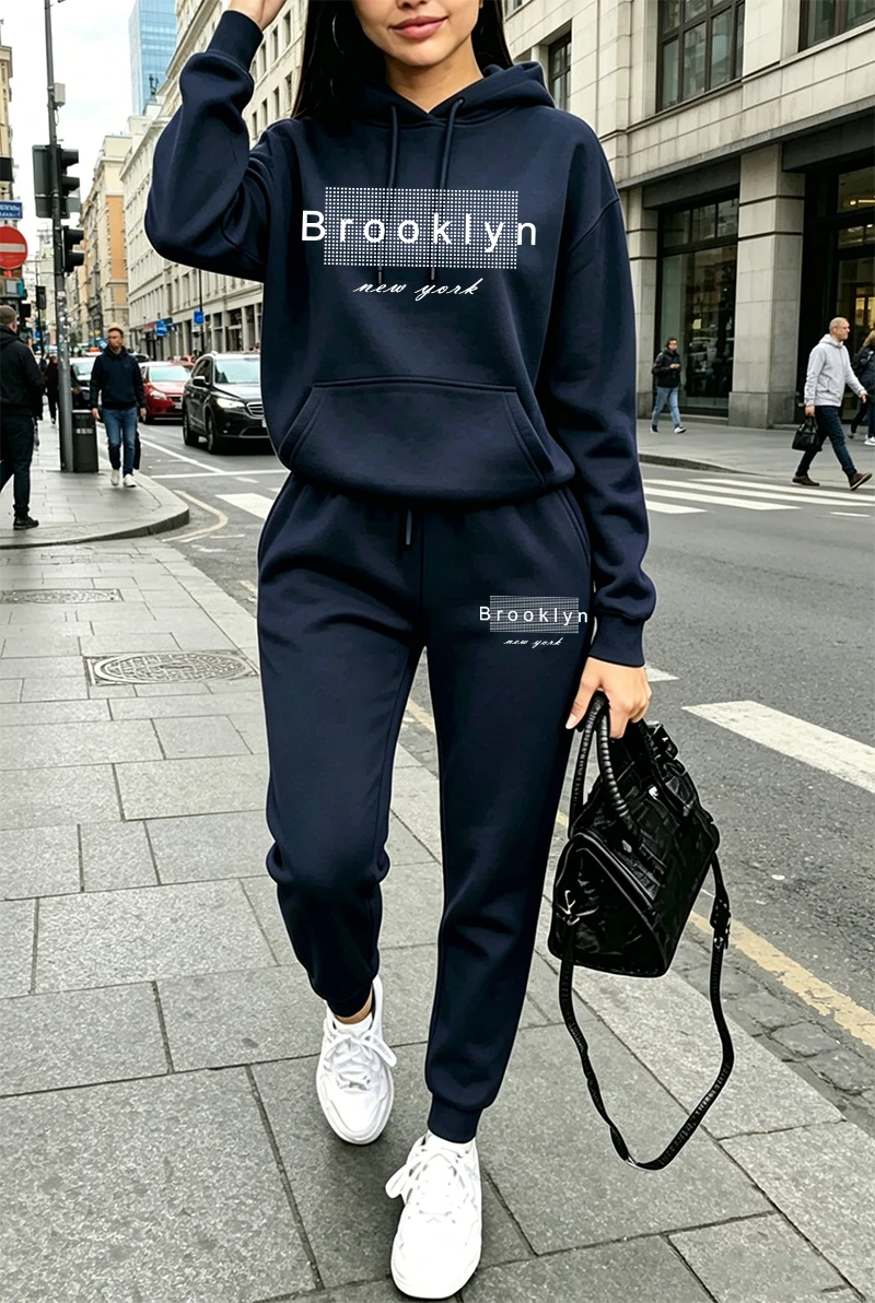 Outdoor Sports - Ensemble de survêtement pour femmes, sweat-shirt