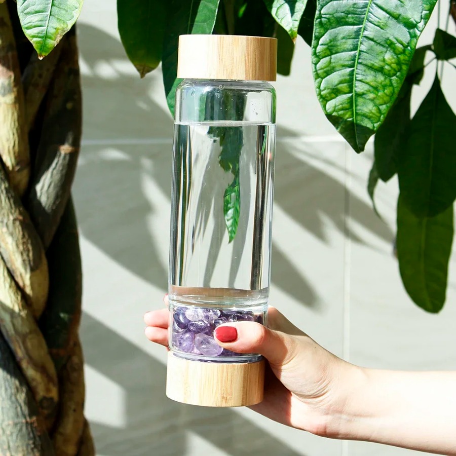 Bouteilles de minerai naturel  - Outdoor Sport Glass Water Bottle avis et prix